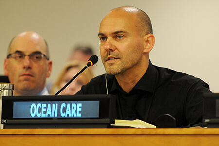 UNO-Seerechtsabkommen: Nicolas Entrup referiert für OceanCare (2018)