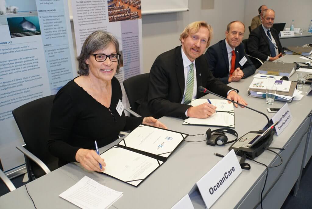 CMS: Unterzeichnung Partnerschaftsvertrag mit OceanCare