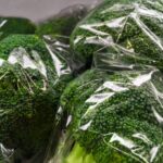 Broccoli in Plastik
