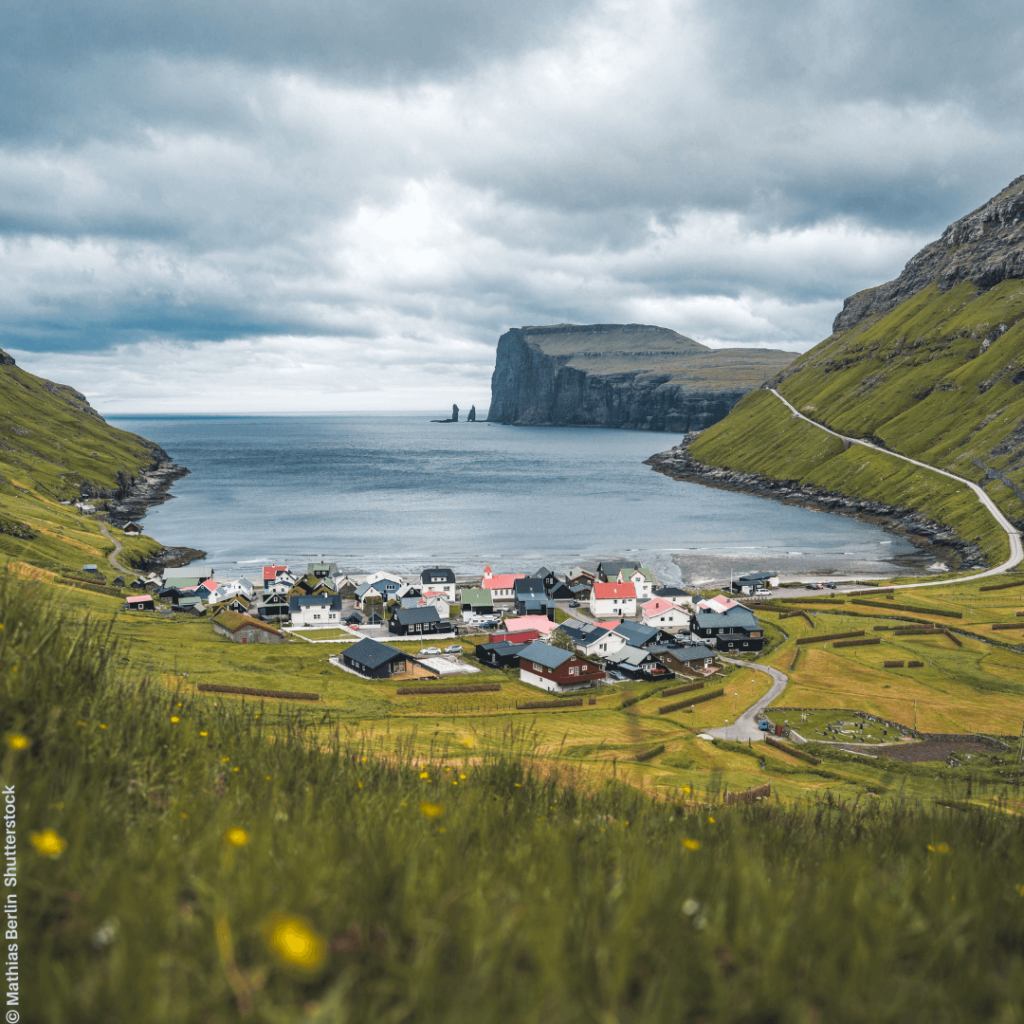 Bucht auf den Färöer-Inseln