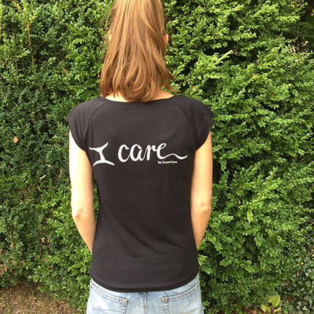T-Shirt Damen schwarz ICare OceanCare