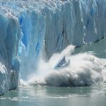 Klimawandel schmelzender Gletscher in der Antarktis